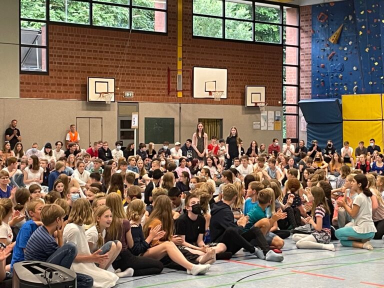 Ehrungsveranstaltung am letzten Schultag