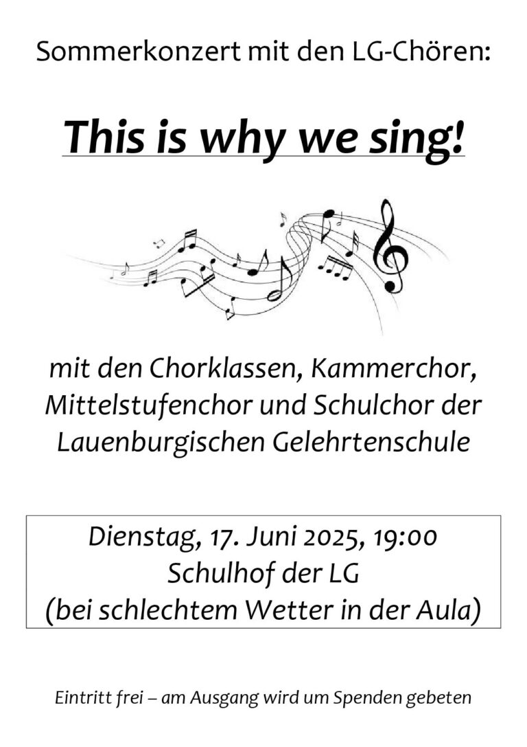 Open Air Konzert am 17.6.