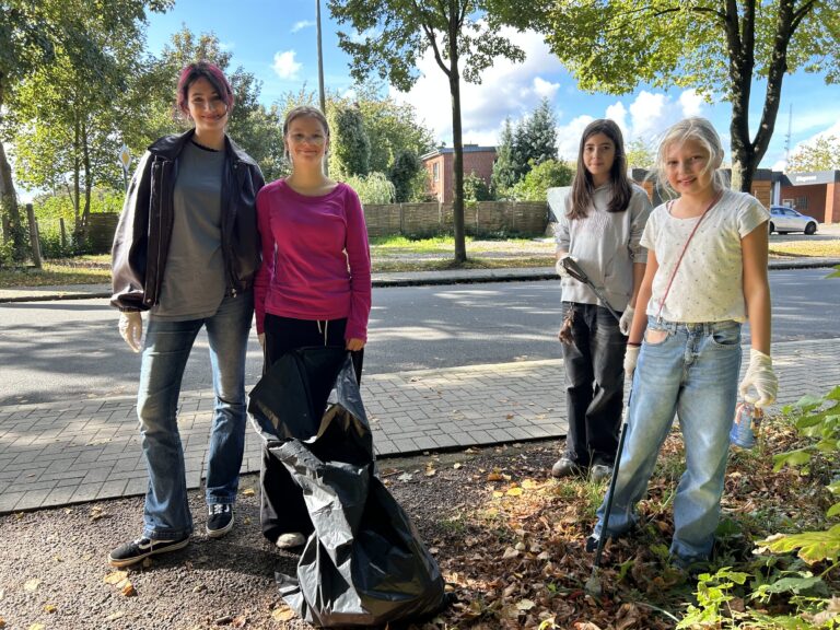 Aktion zum „World-Clean-up-Day“ an der LG